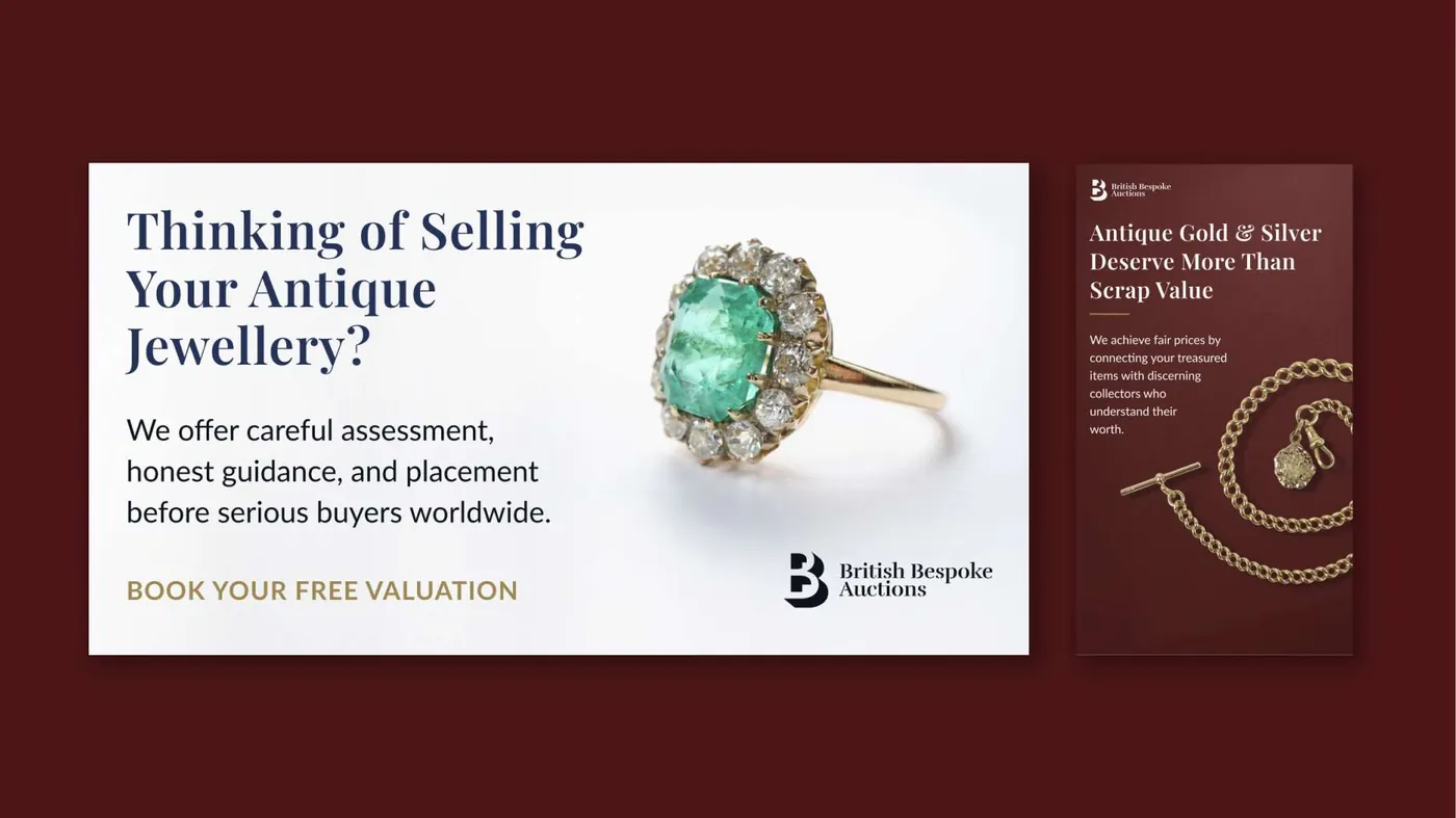 British Bespoke Auctions Google display ads