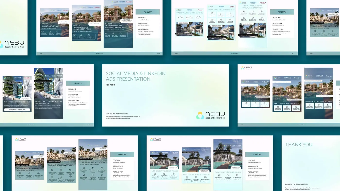 A Nebu LinkedIn and display ad presentation