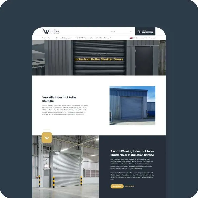 The industrial roller shutter doors page